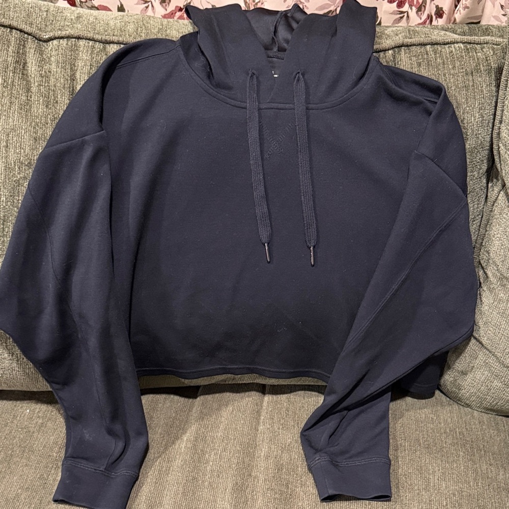 Gilly Hicks Black Cropped Hoodie